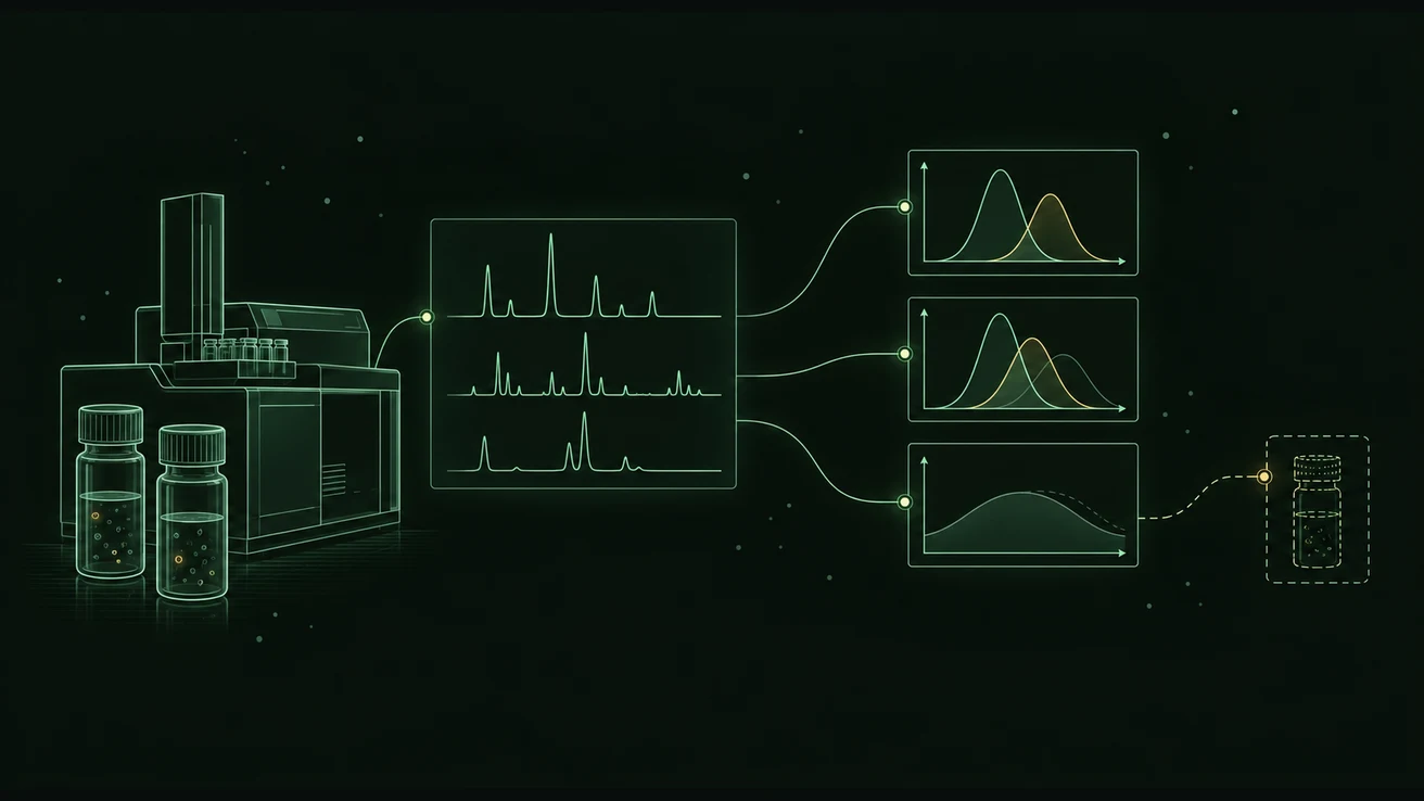 Illustration of analytical evidence contributing to confidence in competing explanations.